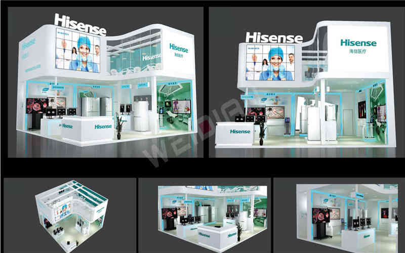 海信醫(yī)療醫(yī)藥器械展覽會廣州展覽展臺設(shè)計搭建