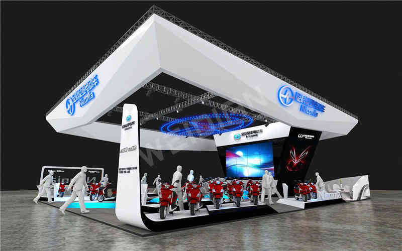 尼科尼電動車廣州展臺設計搭建 尼科尼電動車廣州展臺設計搭建