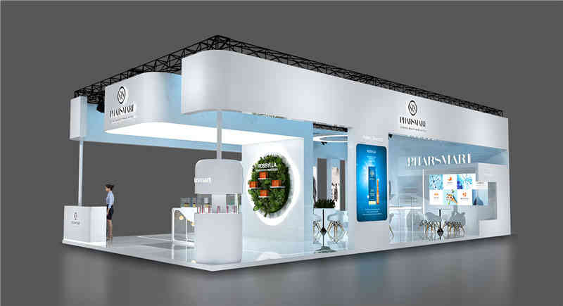 華為技術有限公司參展新加坡濱海灣金沙會展中心展覽設計展臺搭建3